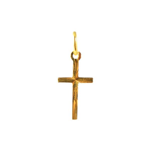 Kříž ze žlutého zlata