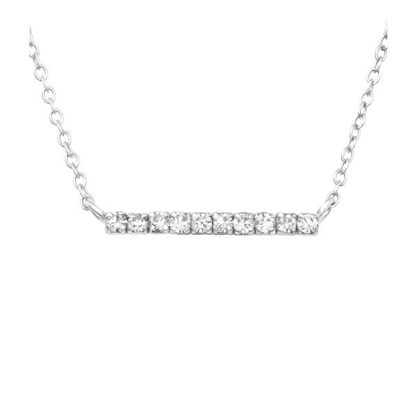 Stříbrný náhrdelník Inline